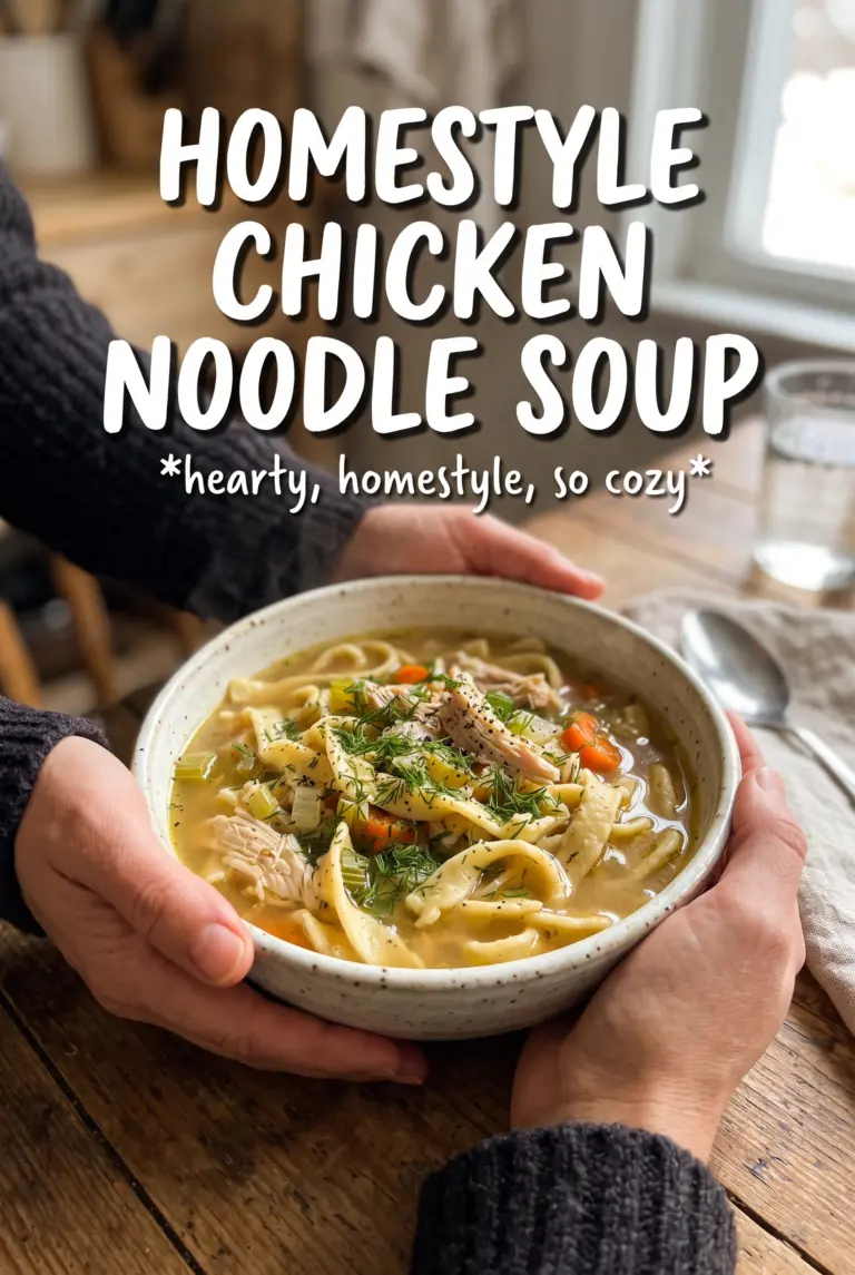 Homestyle Chicken Noodle Soup