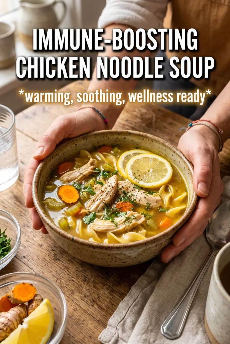Immune-Boosting Chicken Noodle Soup