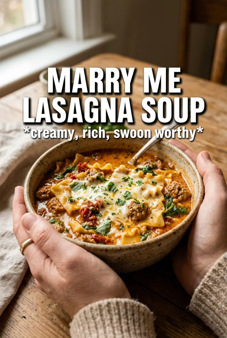 Marry Me Lasagna Soup
