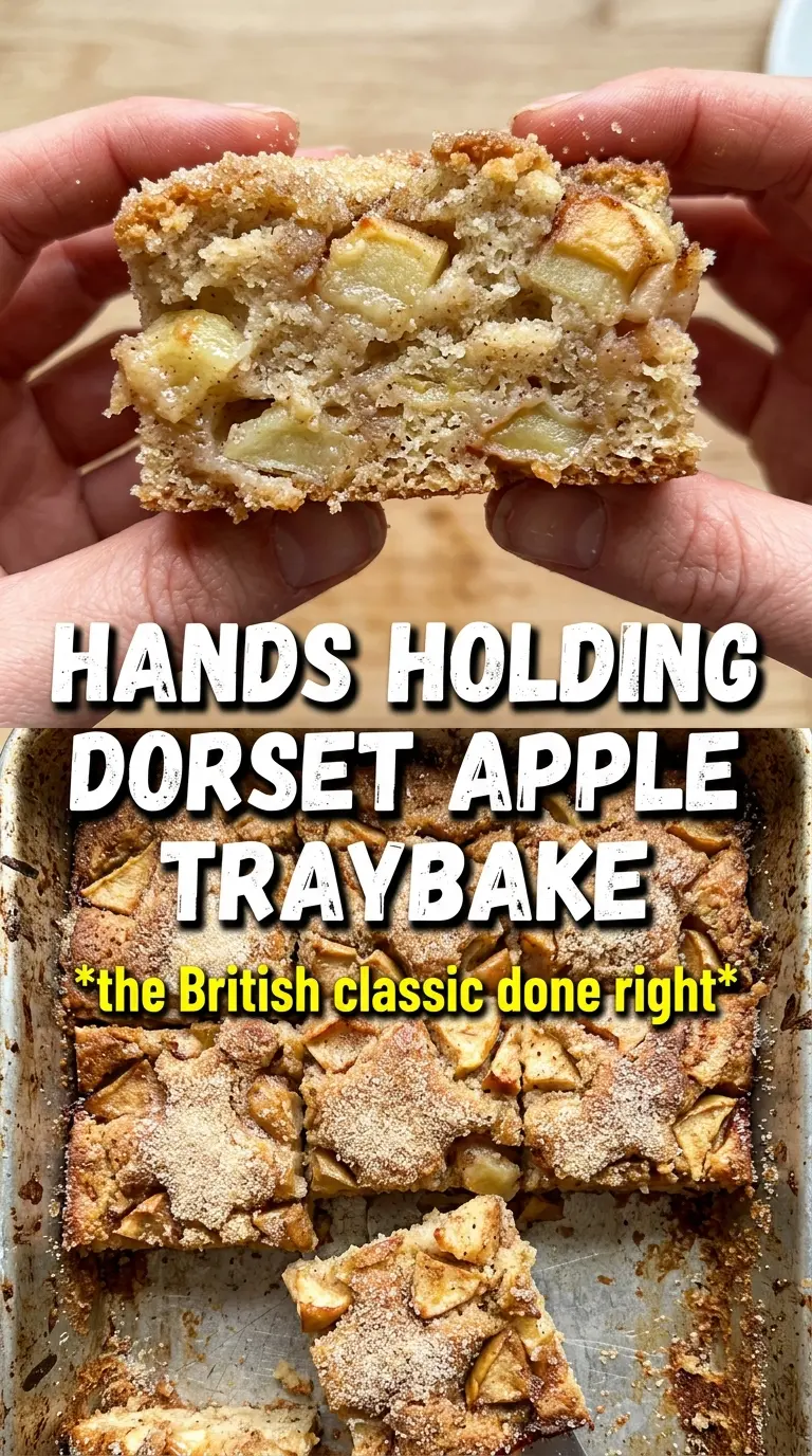 Mary Berry Dorset Apple Traybake golden apple squares