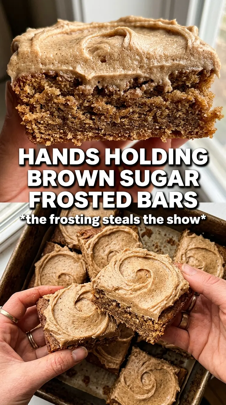 Pumpkin Bars With Brown Sugar Frosting, caramel frosting, spiced dessert