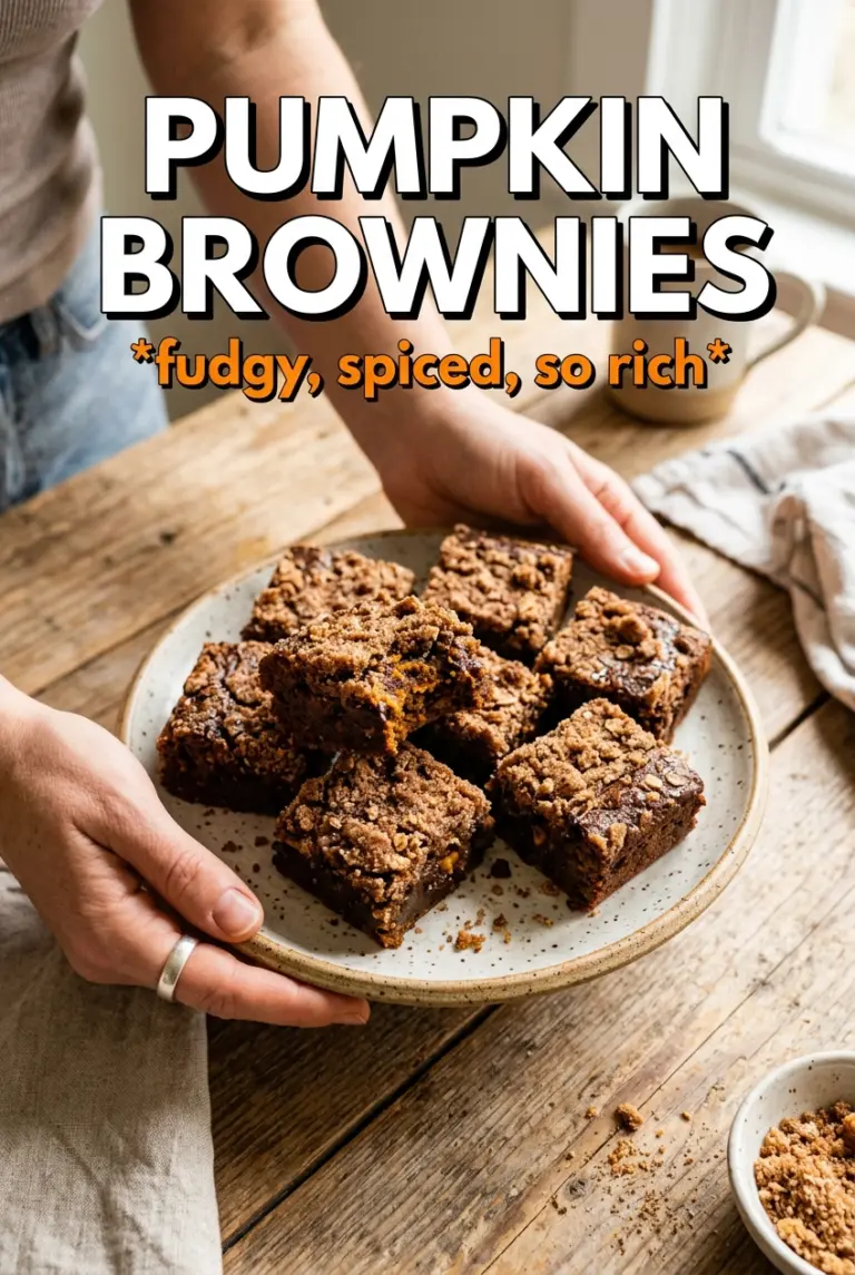 Pumpkin Brownies