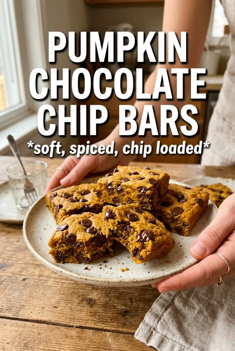 Pumpkin Chocolate Chip Bars