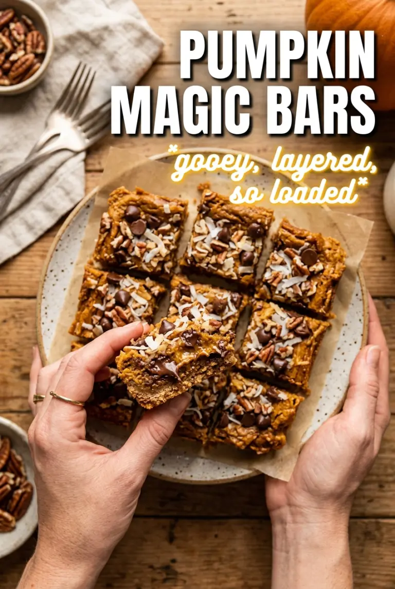 Pumpkin Magic Bars