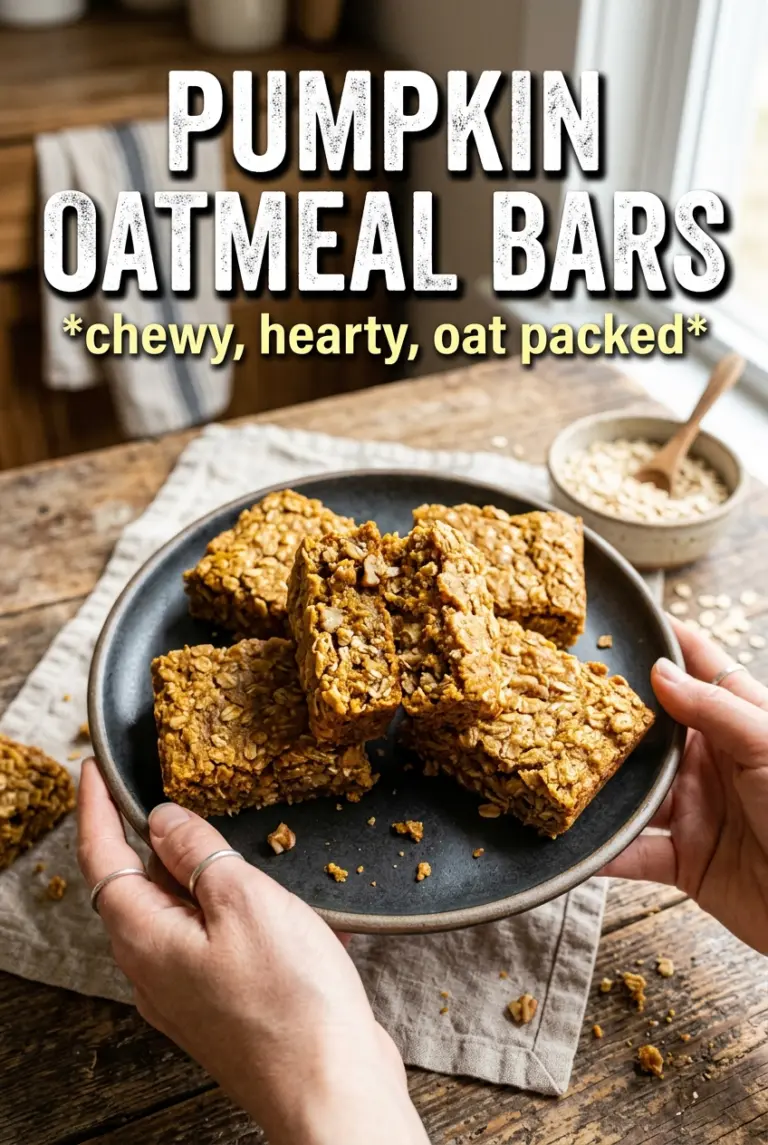 Pumpkin Oatmeal Bars