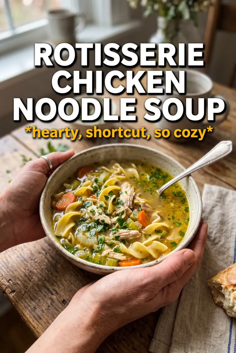 Rotisserie Chicken Noodle Soup