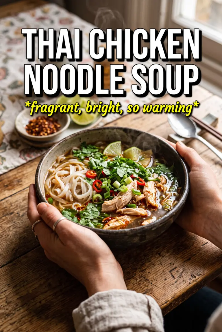 Thai Chicken Noodle Soup