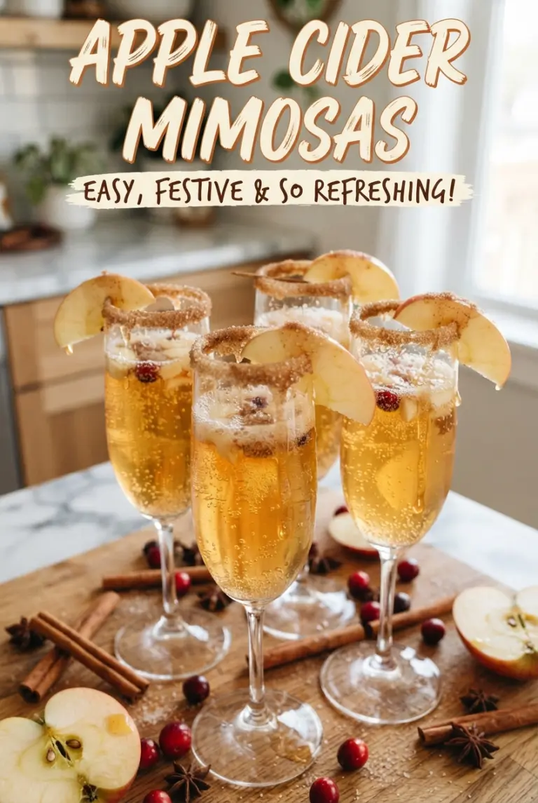 Apple Cider Mimosas